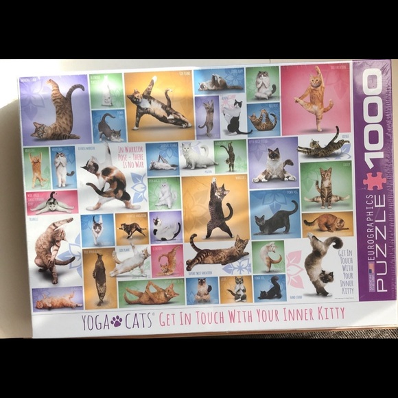 Yoga Cats 1000 pcs high quality puzzle - Picture 1 of 8